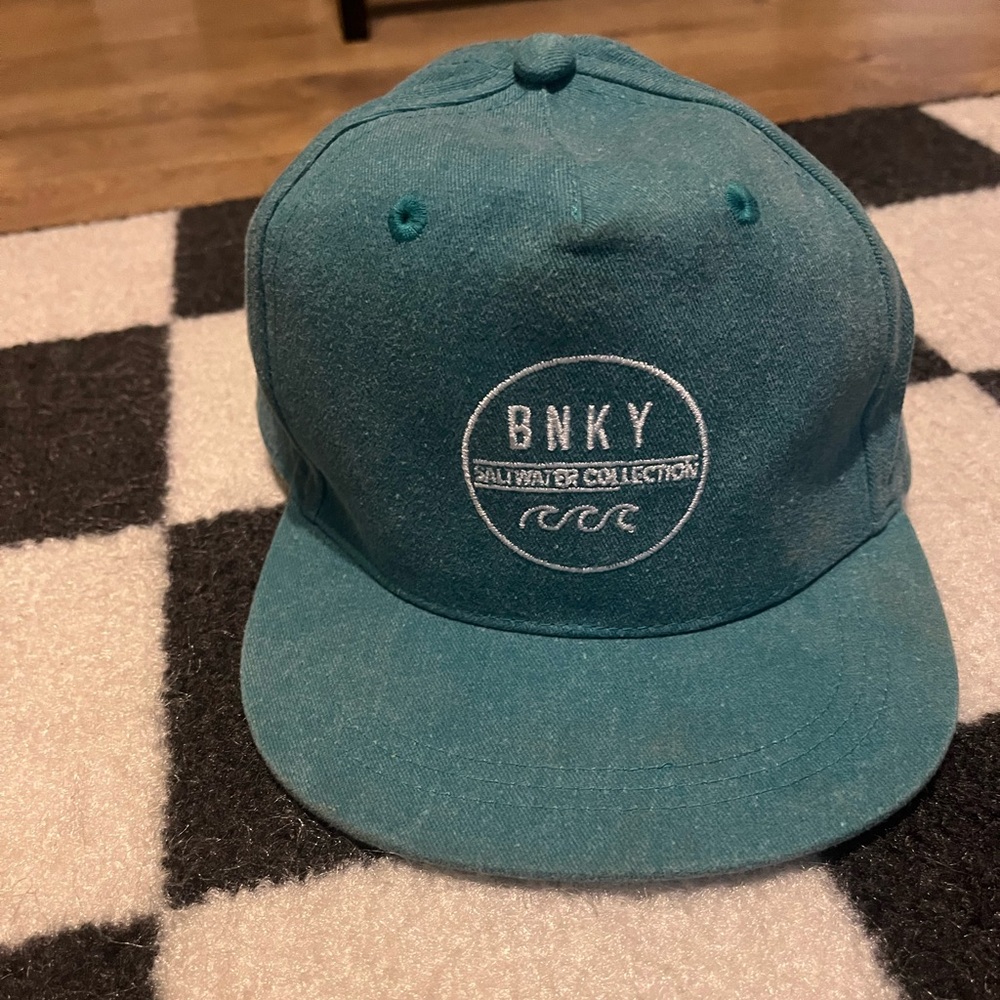 Binky Bro teal hat worn once ever size youth